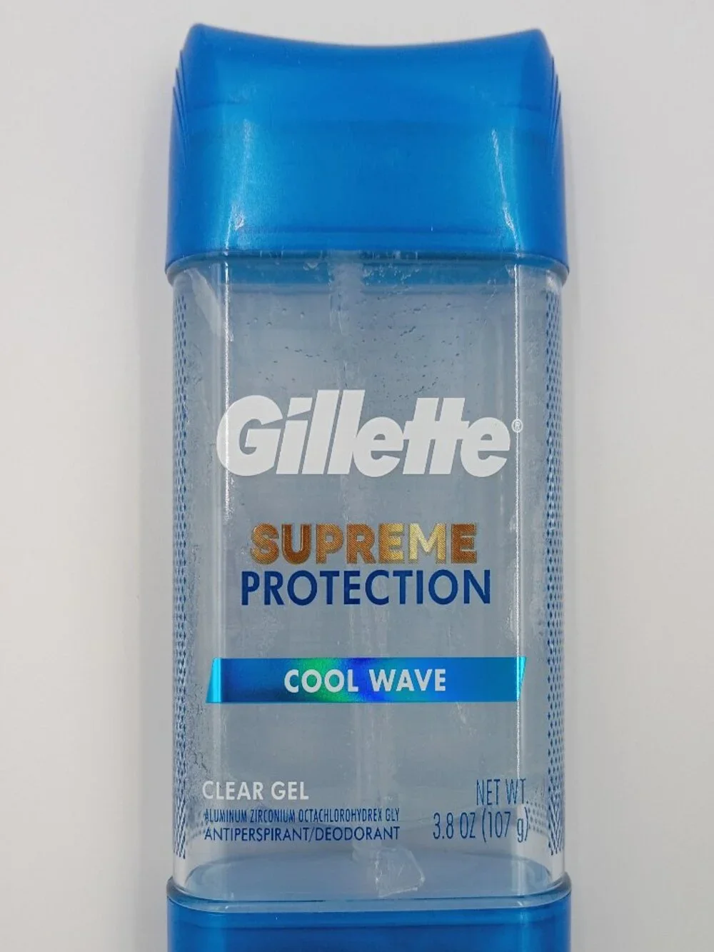 5-Pack Gillette Supreme Protection Antiperspirant Clear Gel Cool Wave 3.8 oz